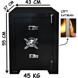 Ev Ve Ofis Tipi Çelik Para Kasası 55cm 45kg kasa 
