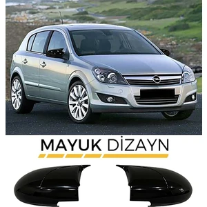 Mayuk Dizayn Opel Astra H 2004-2009 Yarasa Ayna Kapağı + Montaj Bandı