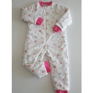 Swan Butik Edelweiss Swan Butik Kız  Çocuk Paçalı Uyku Tulumu 2,5 Tog Iç Dışyüzeyi %100 Pamuk Penye desenli