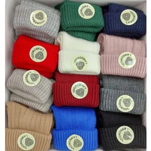 Louis Volante Kadın Lambswool Kıvrık Yün Renkli Bot Çorap 12 Adet