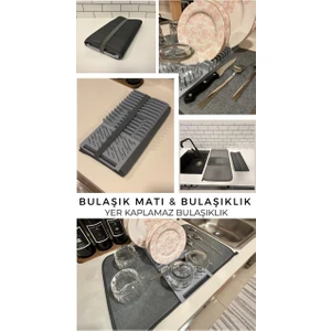 Mikrofiber Kurutma Matlı Bulaşıklık