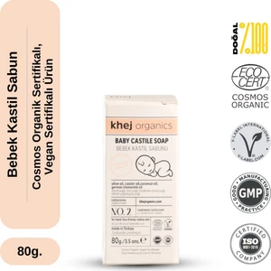 Khej Organics No.2 - Organik Vegan Bebek Kastil Sabunu (Bebek Sabunu)