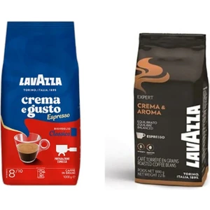 Crema E Gusto Espresso 1 kg ve Lavazza Expert Creama E Aroma 1 kg Toplam 2 kg