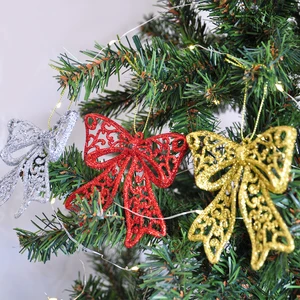 Yılbaşı Ağaç Süsü Simli 3lü - 4