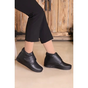 Kaptan Junior Hakiki Deri Kaymaz Taban Kürklü Ortopedik Anne Bot Zckmk 905