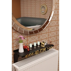 Montajsız Petek Üstü Metal Raf, Kalorifer Peteği Raf Dresuar Uçan Raf 40 cm MT106