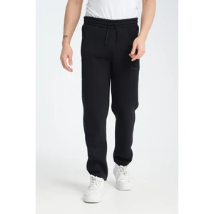 Erkek Lacivert 3 Iplik Rahat Kesim Düz Paça Kışlık Eşofman Altı