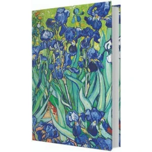 14X20 Art Of World / Van Gogh Irıses Sert Kapak Çizgisiz Defter 96 Yp