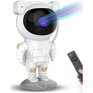 Krizantem Astronot Projektör Gece Masa Lambası Galaxy Gökyüzü Projeksiyon Kumandalı Aydınlatma Aracı