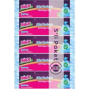 Büyük Boy Çöp Poşeti 65X80 5'li Rulo 35 Adet