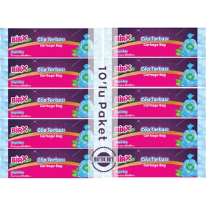 Çöp Torbası Büyük Boy 65X80 10'lu Rulo 70 Adet