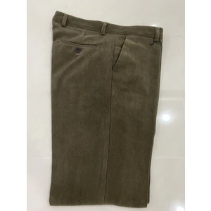 Rahat Kesim Kışlık Içi Polarlı Açık Kahverengi Erkek Baba Kadife Pantolon