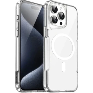 Apple iPhone 16 Pro Kılıf Renkli Kamera Çıkıntılı Magsafe Şarj Özellikli T-Max Magsafe Sert Kapak