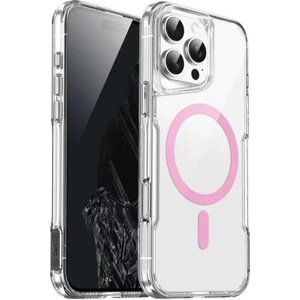Apple iPhone 16 Pro Kılıf Renkli Kamera Çıkıntılı Magsafe Şarj Özellikli T-Max Magsafe Sert Kapak