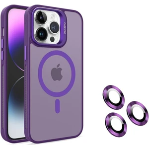 Teknosepetim iPhone 16 Pro Max Kamera Korumalı Standlı Kılıf Magsafe Şarj ile Uyumlu Açılır Kamera Standlı Manyetik Kılıf + Lens Koruma Set