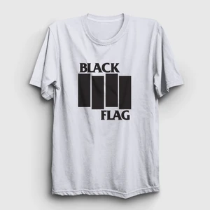 Beyaz Logo Metal Black Flag T-Shirt