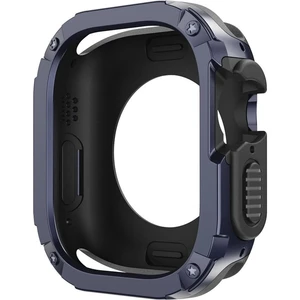 Apple Watch 9/8/se/7/6/5/4 Seri Uyumlu 44MM/45MM Akıllı Saat Çift Katman Armor Kasa Koruyucu Çerçeve