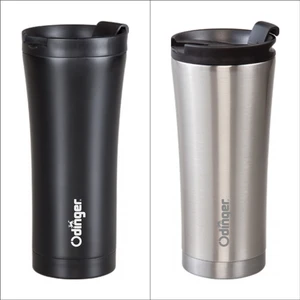 Odinger Hadron -  Çift Katlı Paslanmaz Çelik - Vakumlu Termos 450ML - Siyah