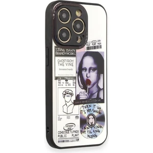 Apple iPhone 14 Pro Max Kılıf Özel Tasarım Desenli Düşme ve Darbelere Ekstra Dayanıklı Mirror Desenli Kapak