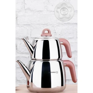 Bella Rosegold Çaydanlık Takımı Ergonomik Bakalit Saplı 2 lt Estetik Tasarım