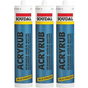 Silikonize Mastik 500 gr 3 Adet