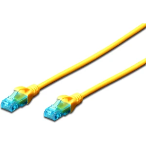 CAT. 5E Patch Kablo, UTP, 0.25 metre, AWG 26, Sarı Renk