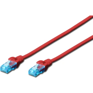 CAT. 5E Patch Kablo, UTP, 0.25 metre, AWG 26, Kırmızı Renk