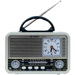 Ns-03 Gold Nostajik Radyo Bluetooth Hoparlör