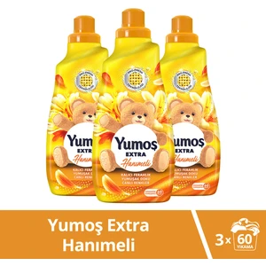 Extra Konsantre Çamaşır Yumuşatıcısı Hanımeli 1440 ml x3