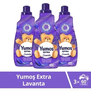 Extra Konsantre Çamaşır Yumuşatıcısı Lavanta 1440 ml x3