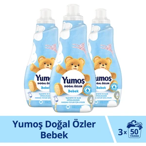 Doğal Özler Konsantre Çamaşır Yumuşatıcısı Bebek 1200 ml x3