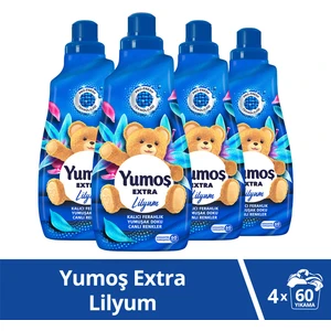 Extra Konsantre Çamaşır Yumuşatıcısı Lilyum 1440 ml x4