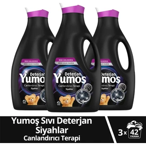 Sıvı Bakım Çamaşır Deterjanı Canlandırıcı Terapi Siyahlar 2520 ml x3