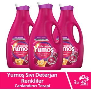 Sıvı Bakım Çamaşır Deterjanı Canlandırıcı Terapi Renkliler 2520 ml x3