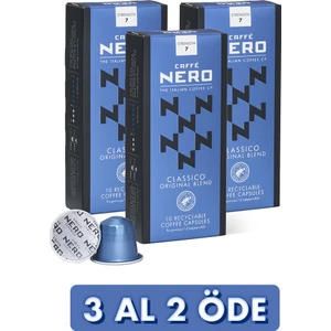 Caffe Nero Kapsül Kahve Classico Original Blend 3 Kutu (30 KAPSÜL)