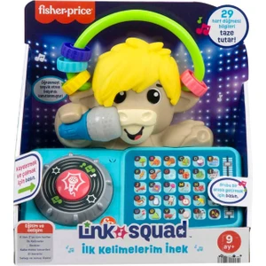 Mattel Fisher Price Sesli ve Işıklı Link Squad Ilk Kelimelerim Inek HYL26