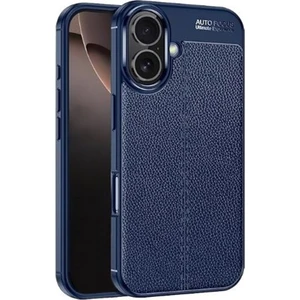 iPhone 16 Plus Kılıf Niss Deri Desen Silikon