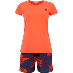 U.S. Polo Assn. Kadın Mercan Şort Takım