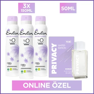Women Limited Edition Edt Kadın Parfüm 50Ml & Emotion Detox Floral Dedodorant 3X150ML