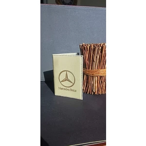 Efe Deri Mercedes Dikişli Araç Ruhsat Kılıfı Kabı Oto Ruhsatlık Araba Ruhsat Koruyucu