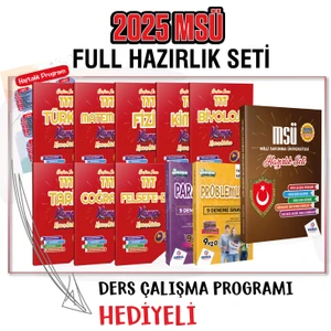 Kurul Yayıncılık 2025 Msü Konu Anlatımlı Hazırlık Seti Hediyeli