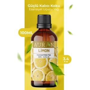 Limon Esansiyel Uçucu Koku Yağı Ortam Kokusu Doğal Yağ Sihirli Küre Hobi Esansı 100ml