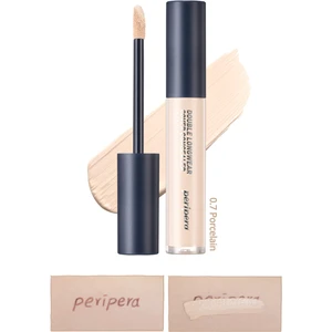 Hafif Yapılı Gün Boyu Yüksek Kapatıcı PERIPERA Double Longwear Cover Concealer (0.7 Porcelain)