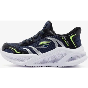Skechers Meteor-Lights - Brisk-Beams Büyük Erkek Çocuk Lacivert Işıklı Spor Ayakkabı 403848L Nvbk