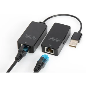 USB 2.0 Mesafe Uzatma Cihazı, CAT 6/6A/7 AWG23 S/FTP ya da F/FTP kablo kullanıldığında maksimum mesafe 50 metre