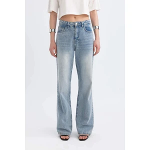 90' s Wide Leg Yüksek Bel Geniş Bol Paça Uzun Jean Pantolon C3861AX24SP