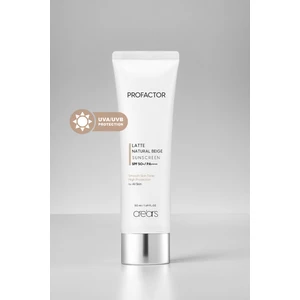 Kapatıcı Renkli Güneş Kremi Profactor Latte Sunscreen SPF50+/ PA++++ (Natural Beige)
