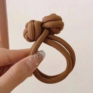 So Much Yeni Model Büyük Boy Sıkı Lastik Toka Kahve