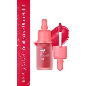 Uzun Süre Kalıcı ve Hafif Formüllü, Kadife Bitişli Tint PERIPERA Ink Airy Velvet (30 Wake Up Cherry)