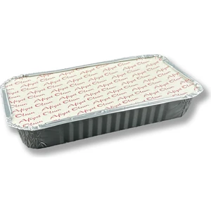 Alüminyum Kapaklı Kap Tabak Kase yemek ve salata 750Gr